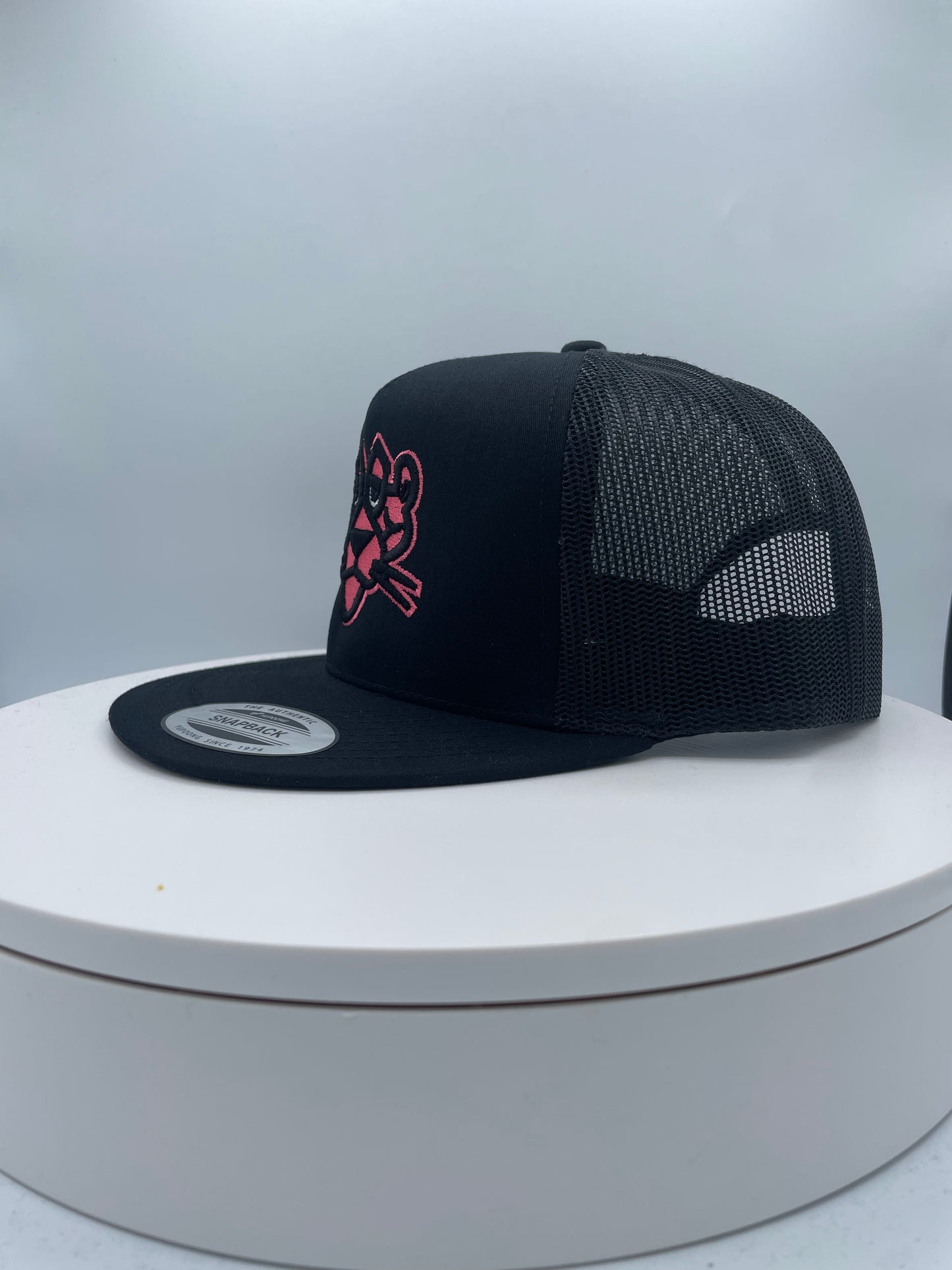 Panther Embroidery Trucker  Hat.