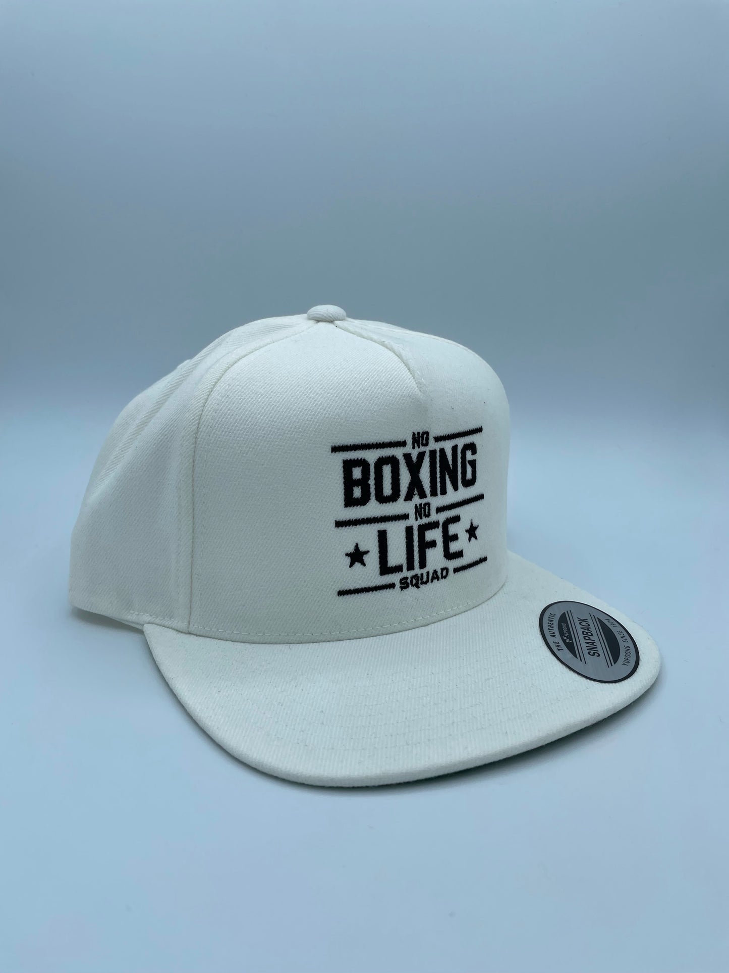 No Boxing No Life Embroider White Hat.