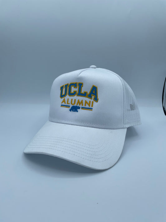 UCLA Alumni Embroidered Trucker Hat.