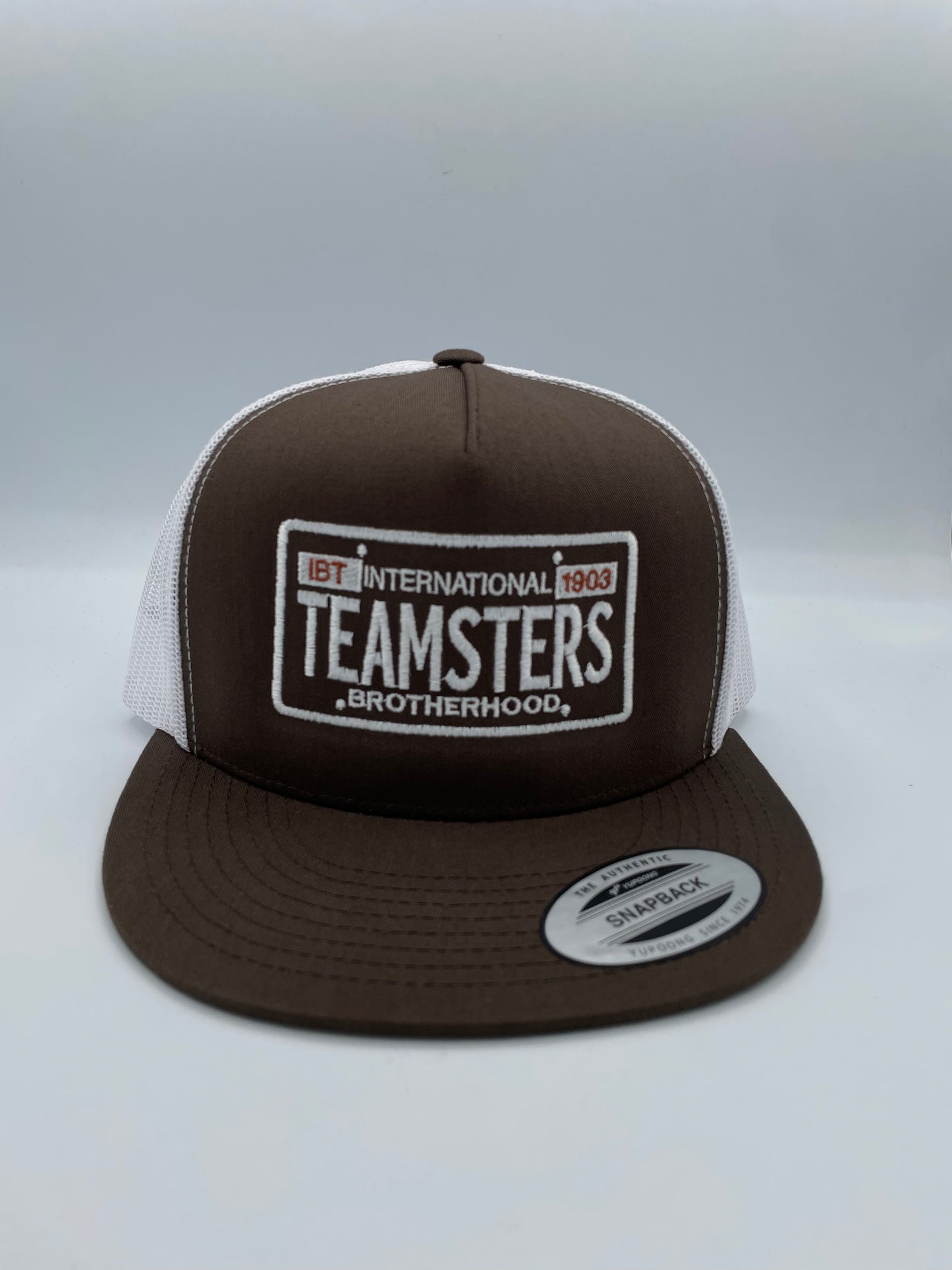 Teamsters Union License Plate Embroidered hat.