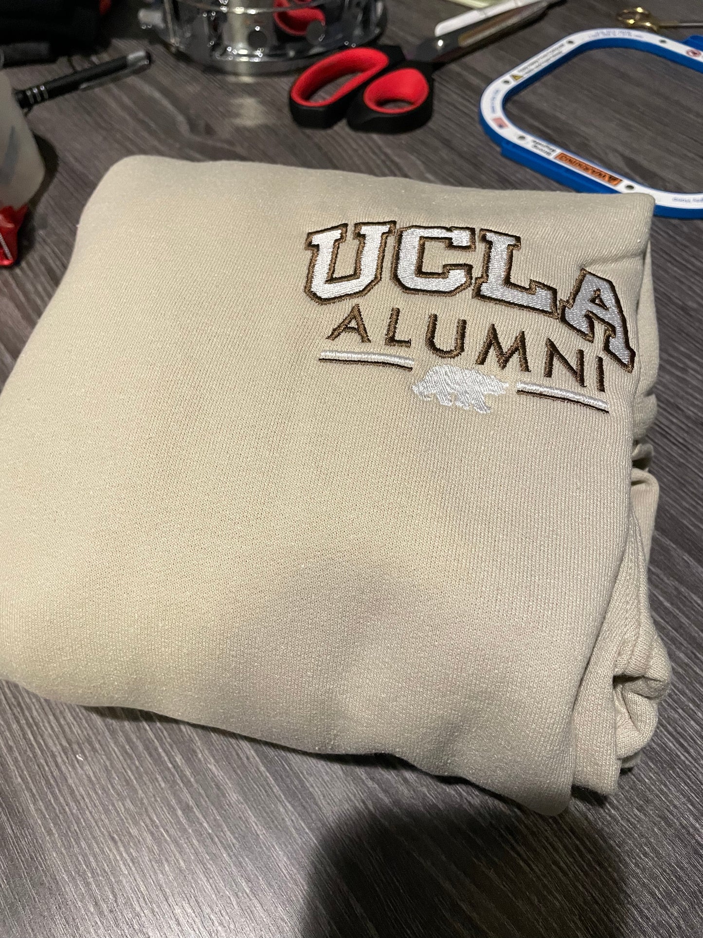 UCLA Alumni Embroidered Hoodies.