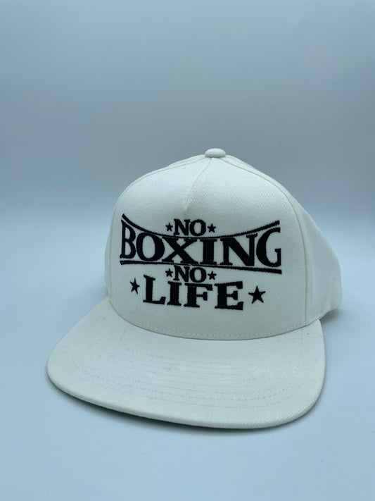 No Boxing No Life Embroider White Hat.