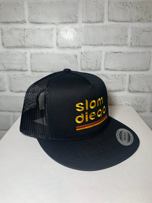 Slam Diego Embroider Trucker Hat.