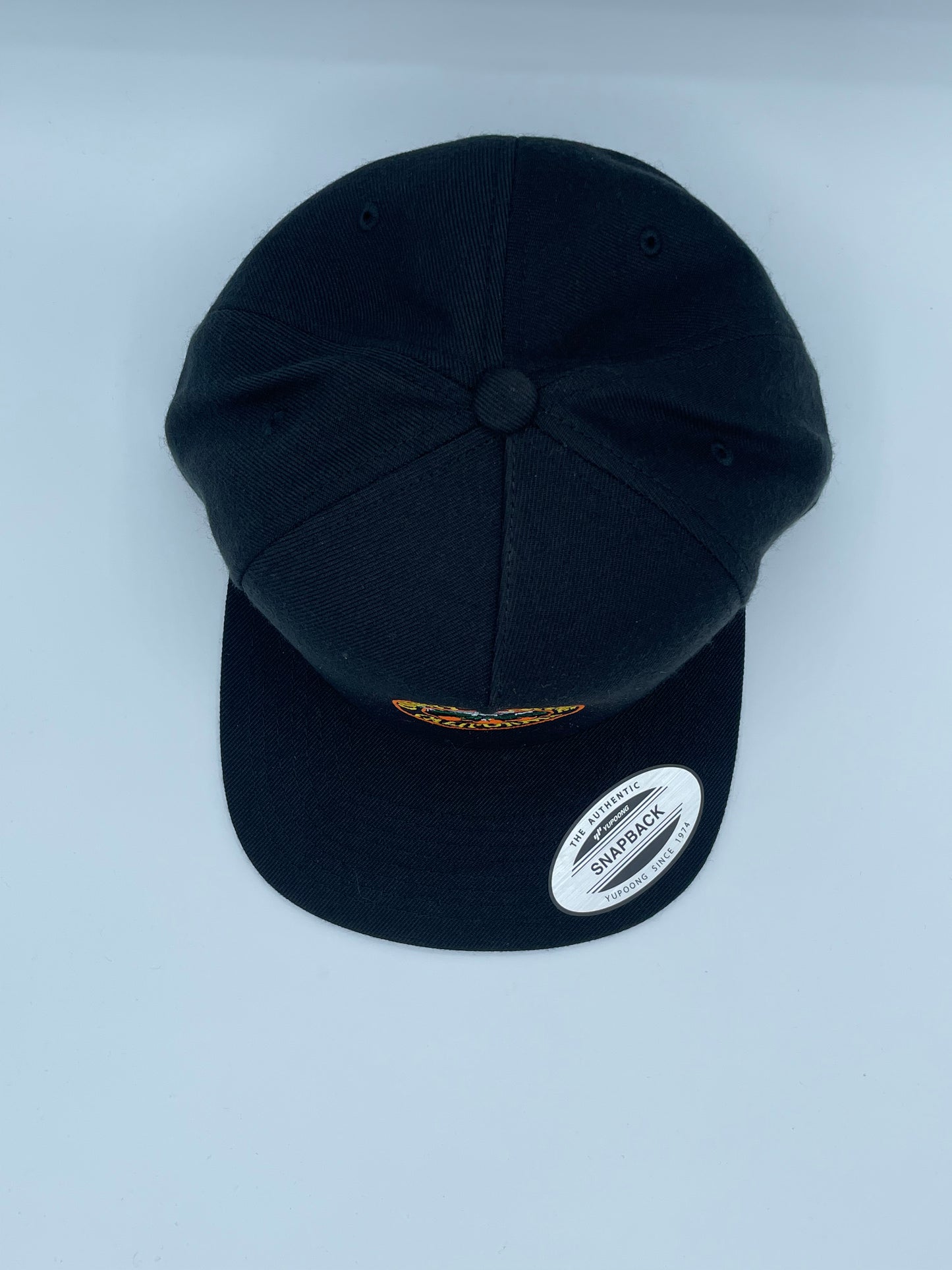 Orange County Embroidered Black Hat.