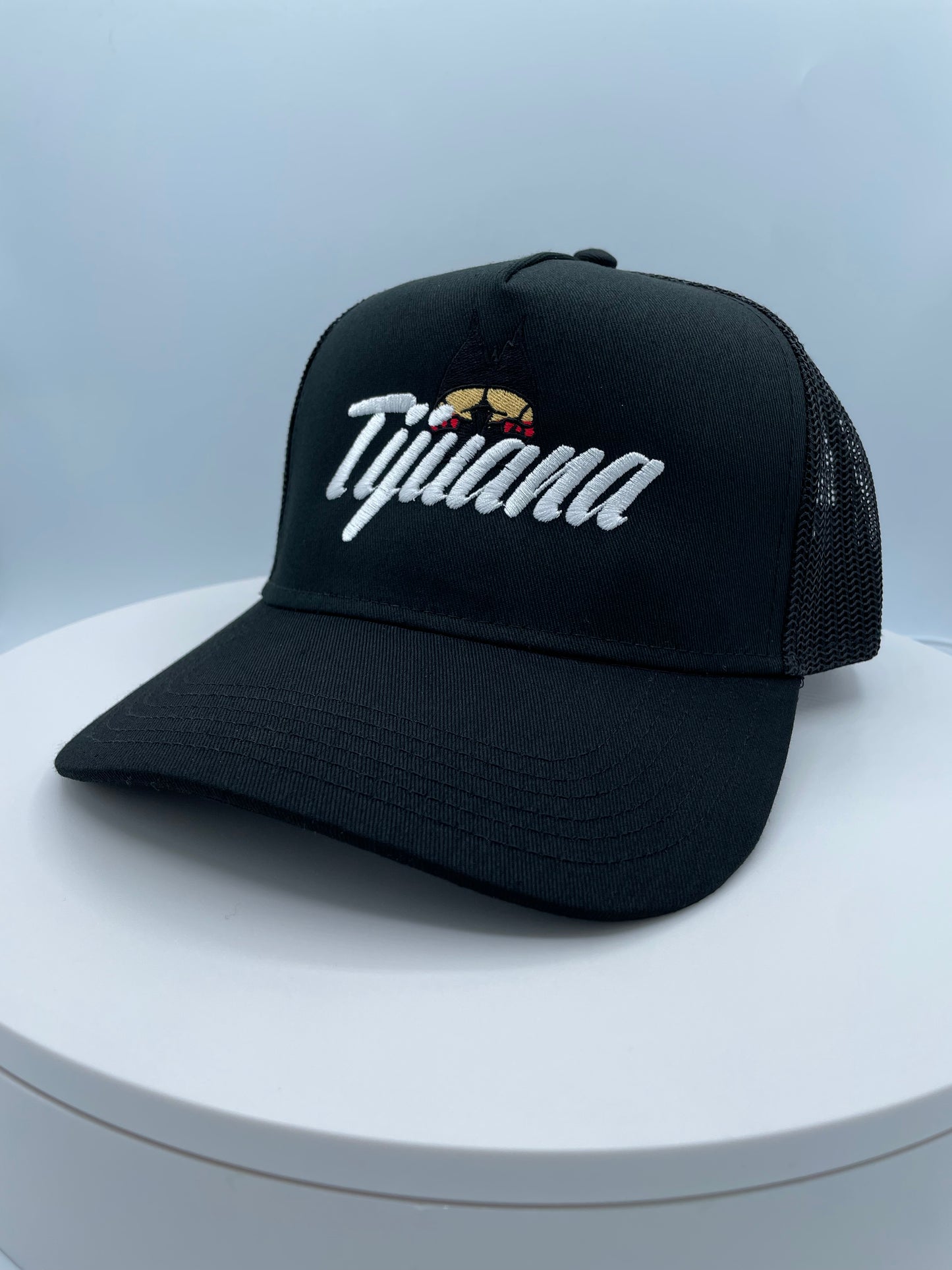 Tijuana Embroidered Trucker Hat.