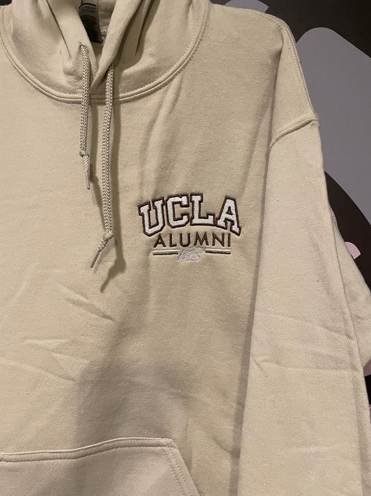 UCLA Alumni Embroidered Hoodies.