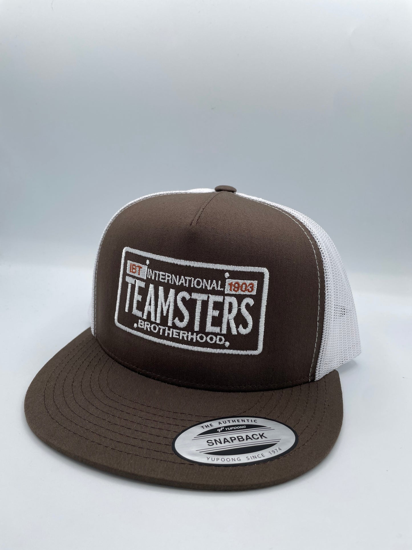 Teamsters Union License Plate Embroidered hat.