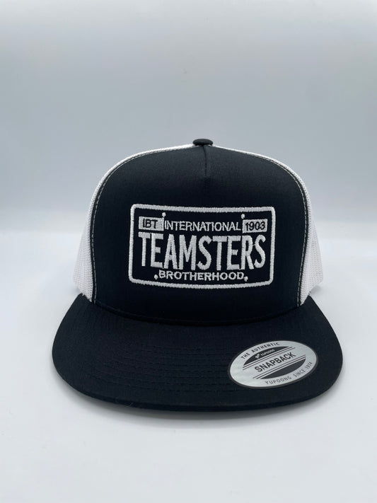 Teamsters Union License Plate Embroidered hat.