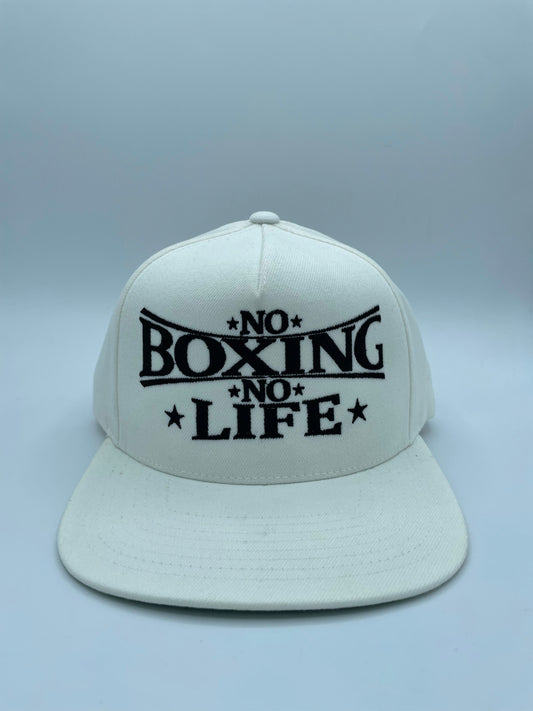 No Boxing No Life Embroider White Hat.